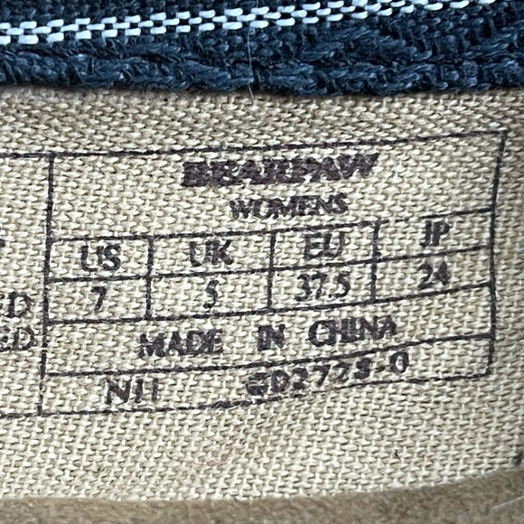 Bear Paw Espadrille style shoes colorful native print Womens size 7 - Picture 7 of 10